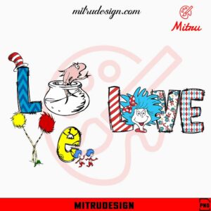 Dr Seuss Love PNG, Miss Thing PNG, Cute Dr Seuss Day PNG