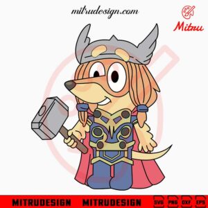 Bluey Indy Thor SVG, PNG, DXF, EPS, Instant Download
