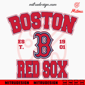 Boston Red Sox Est 1901 SVG, Boston Baseball SVG, PNG, DXF, EPS, For Shirt