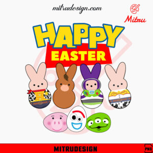 Toy Story Peeps PNG, Woody, Buzz Lightyear Happy Easter PNG, Digital Download