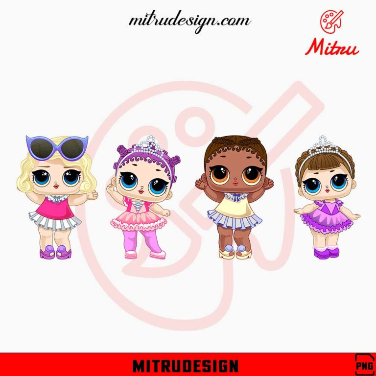 Baby LOL Surprise Characters Bundle PNG, LOL Dolls PNG, Sugar Queen PNG ...