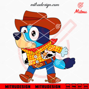 Bluey WoodyToy Story SVG, PNG, DXF, EPS, Digital Downloads