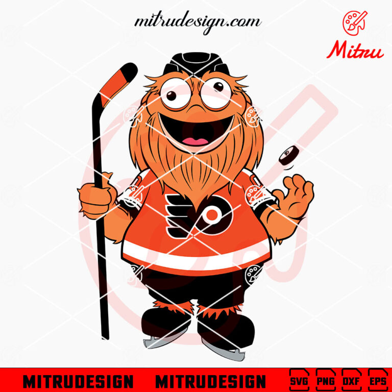 Philadelphia Flyers Gritty SVG, Philly Hockey Mascot SVG, PNG, DXF, EPS ...