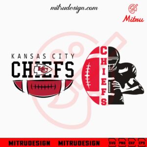 Kansas City Chiefs Football SVG, Chiefs Player SVG, PNG, DXF, EPS, Digital Download
