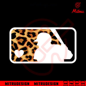 MLB Leopard Logo SVG, American Baseball SVG, PNG, DXF, EPS, Instant Download