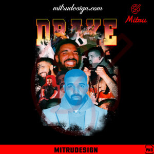 Drake Bootleg Vintage PNG, 90s Rap Music PNG Shirts