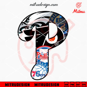 Philadelphia Sports Logo SVG, Eagles, Phillies, Flyers, Sixers Logo SVG, PNG, DXF, EPS