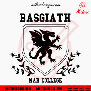 Basgiath War College Logo SVG, PNG, DXF, EPS, Digital Download