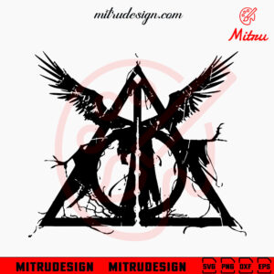 The Deathly Hallows SVG, Harry Potter Movie SVG, PNG, DXF, EPS, Cutting Files