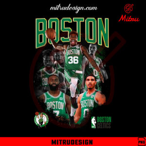 Boston Celtics Bootleg PNG, Celtics Basketball Vintage PNG, Digital Downloads