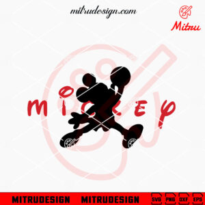 Mickey Jump Air SVG, Funny Mickey Mouse Basketball SVG, PNG, DXF, EPS, Cut Files