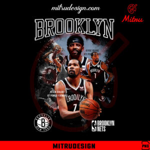 Brooklyn Nets Bootleg PNG, Nets NBA Basketball PNG, Designs