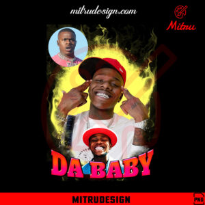 DaBaby Bootleg PNG, Blame It On Baby PNG, Shirt