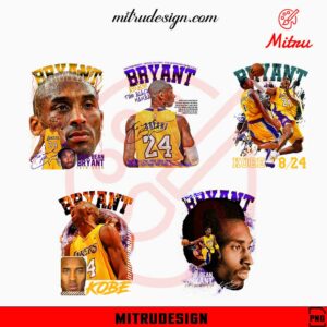 Kobe Bryant Vintage Bootleg Bundle PNG, Kobe Lakers PNG, For Shirts