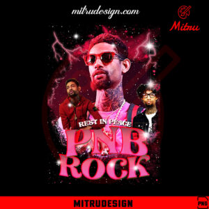 PnB Rock Shirt PNG, Rap Fan Tee PNG, Digital Instant Download