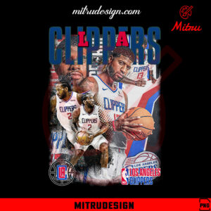 Vintage LA Clippers PNG, Clippers Basketball Bootleg PNG, Digital Download