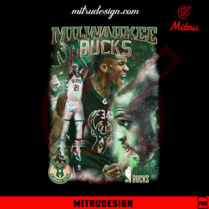 Vintage Milwaukee Bucks PNG, Bucks NBA Basketball Bootleg PNG, Downloads
