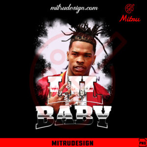 Lil Baby Bootleg Shirt PNG, Rapper Design PNG, Digital Download