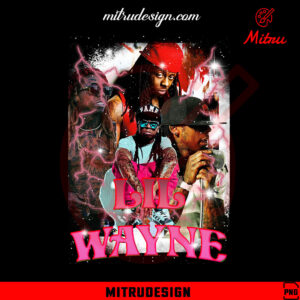 Lil Wayne Vintage Shirt PNG, Lil Weezy Bootleg PNG, Digital Download