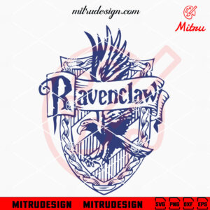 Ravenclaw SVG, Harry Potter Raven House SVG, PNG, DXF, EPS, Cut Files