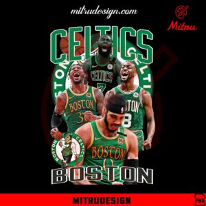Boston Celtics Vintage PNG, Celtics 90s Basketball PNG, Tee Shirt