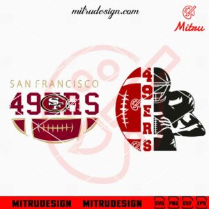 49ers Football SVG, San Francisco 49ers SVG, PNG, DXF, EPS