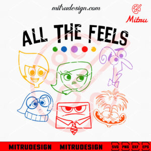 Inside Out All The Feels SVG, PNG, DXF, EPS, Digital Download