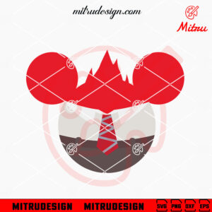 Anger Mickey Mouse Head SVG, Anger Inside Out Disney SVG, PNG, DXF, EPS