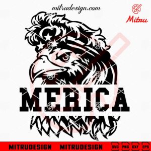 Eagle Merica SVG, American Patriotic SVG, Independence Day US SVG, Cut Files
