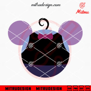 Inside Out Fear Mouse Head SVG, PNG, DXF, EPS, Digital Download