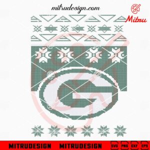Green Bay Packers Ugly Sweater Christmas SVG, Digital Download