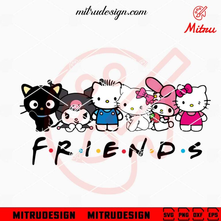 Hello Kitty And Friends SVG, Sanrio SVG, Hello Kitty SVG, Kuromi SVG ...