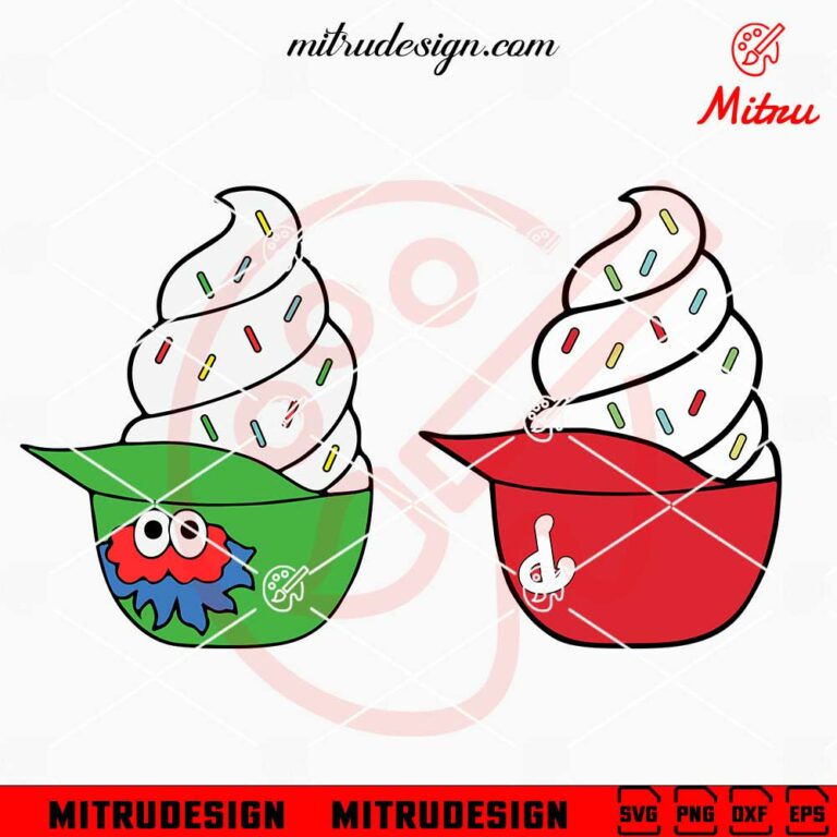 Ice Cream Phillies Hat Bundle SVG, Funny Philadelphia Phillies Baseball
