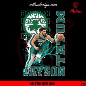 Jayson Tatum Vintage Bootleg PNG, Jayson Boston Celtics PNG, For Shirt