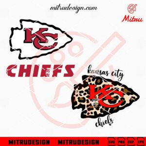 Kansas City Chiefs Logo SVG, Chiefs Leopard SVG, PNG, DXF, EPS, Files