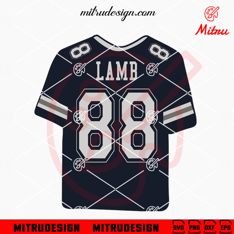 Lamb 88 Shirt SVG, CeeDee Lamb SVG, Lamb Dallas Cowboys SVG, PNG, DXF ...