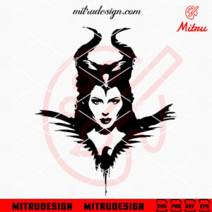 Maleficent SVG, Disney Villain SVG, PNG, DXF, EPS, Cutting Files