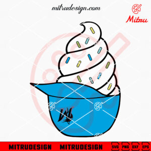 Miami Marlins Ice Cream Hat SVG, PNG, DXF, EPS, Silhouette