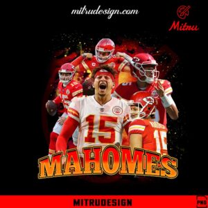 Patrick Mahomes Bootleg PNG, Mahomes Kansas City Chiefs PNG, For Shirt