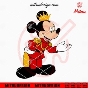 Mickey Mouse Prince SVG, PNG, DXF, EPS, Digital Downloads