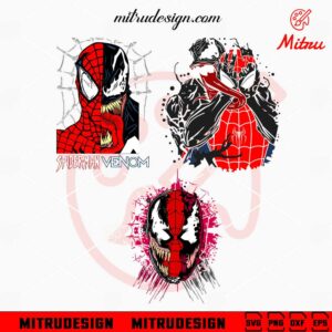 Spider Man Venom SVG, Spiderman Movie SVG, PNG, DXF, EPS, Digital Download
