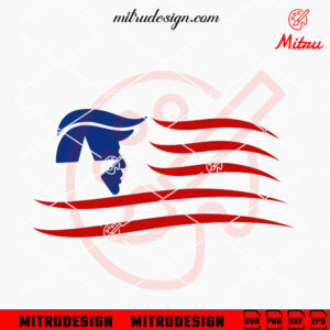 Trump Flag SVG, MAGA 2024 SVG, Make America Great Again SVG, Digital Download