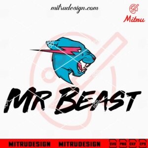 Mrbeast Logo SVG, American YouTuber SVG, PNG, DXF, EPS, Vector