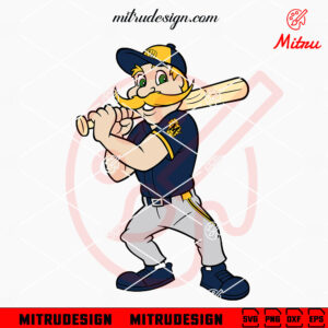 Bernie Brewer SVG, Milwaukee Brewers Mascot SVG, PNG, DXF, EPS, Cricut