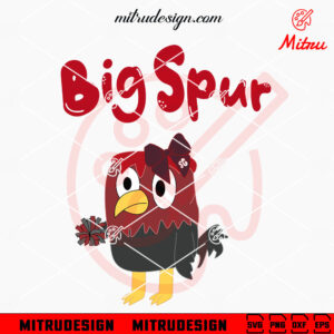 Bluey Sir Big Spur Gamecocks Cheerleader SVG, South Carolina Gamecocks Girl SVG, Files