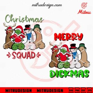 Christmas Dick SVG, Funny Merry Dickmas SVG, PNG, DXF, EPS, Instant Download