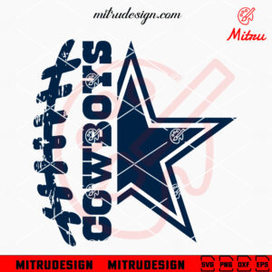 Cowboys Football Haft Logo SVG, Dallas Cowboys SVG, PNG, DXF, EPS, Files