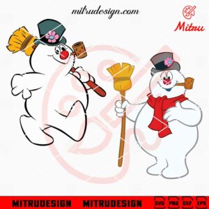 Frosty The Snowman SVG, Funny Snowman Christmas SVG, PNG, DXF, EPS, Cut Files