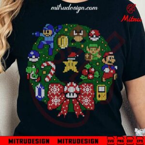Game Christmas Ugly Sweater SVG, Gamer Xmas Christmas SVG, PNG, DXF, EPS, For Shirts
