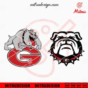 Georgia Bulldogs Football Logo SVG, PNG, DXF, EPS, Digital Files